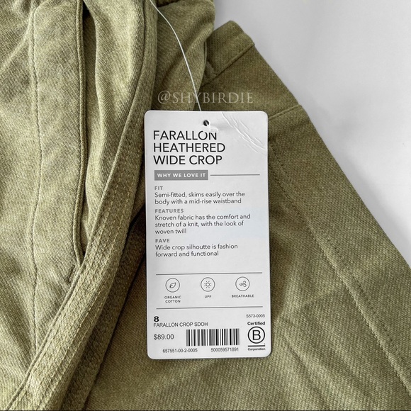 NWT Athleta Farallon Wide Leg Cropped Pant - Picture 13 of 16